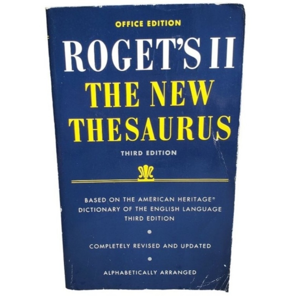 Vintage 1996 Roget's II The New Thesaurus Third Edition Houghton Mifflin Company
